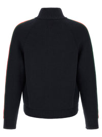 GUCCI Gucci Men Gucci Web Ribbon Knitted Jacket