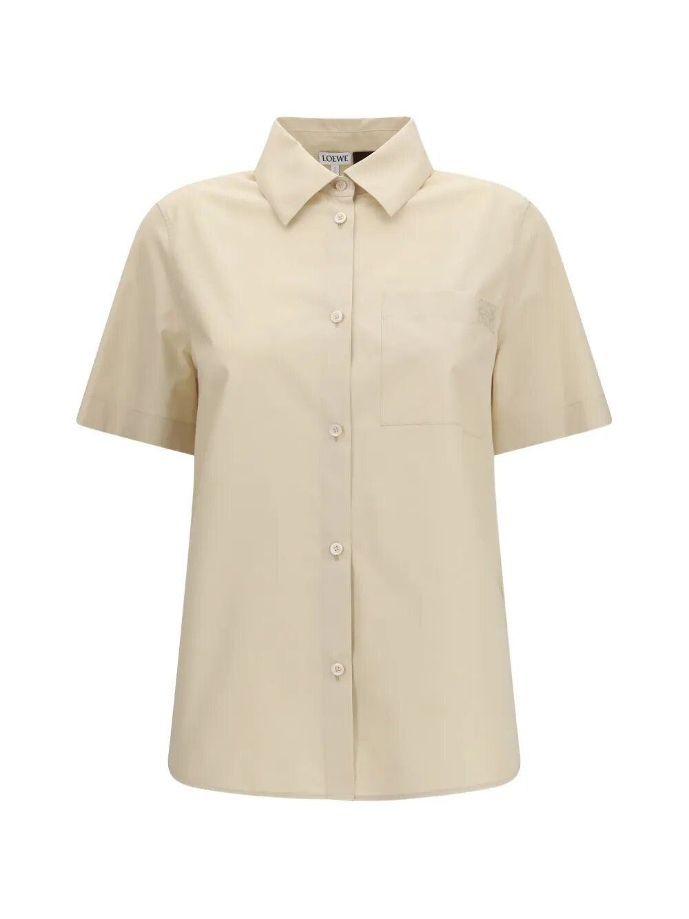 Loewe Paula's Ibiza Women Short-Sleeved Cotton Shirt