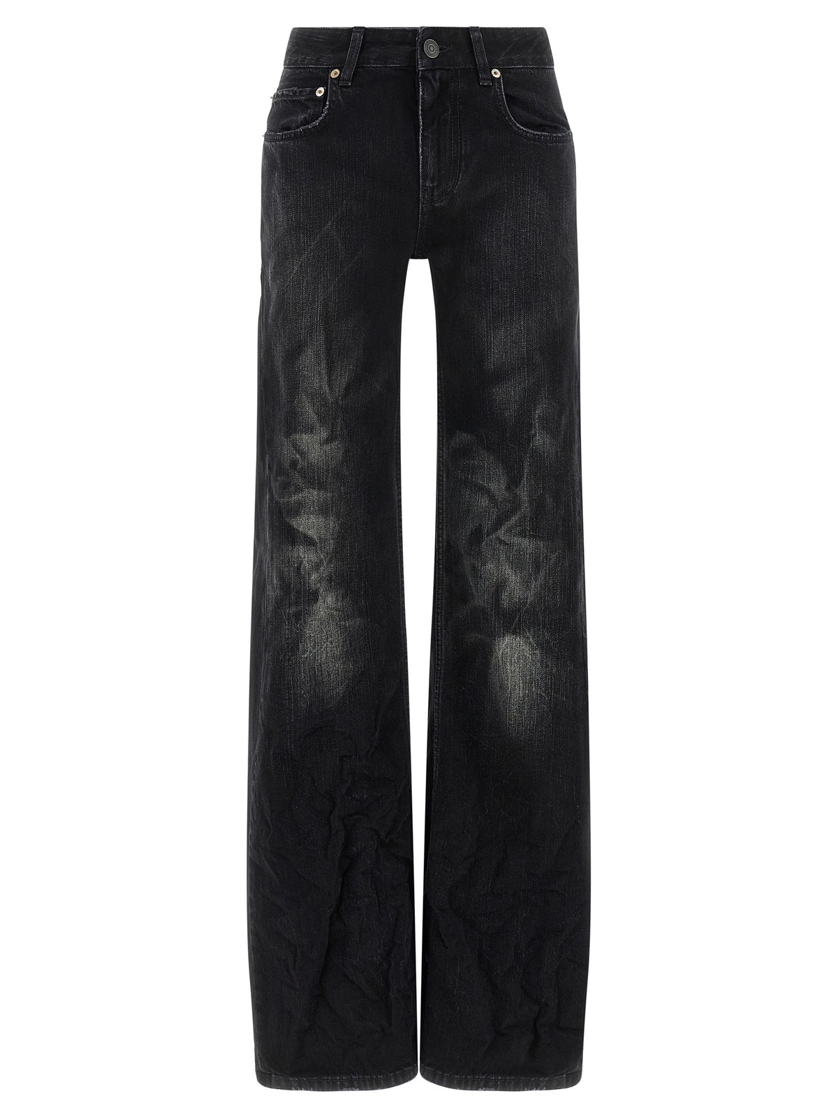 Balenciaga Women Wide Leg Jeans