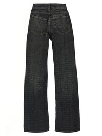 Balenciaga Women Wide Leg Jeans