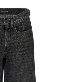 Balenciaga Women Wide Leg Jeans