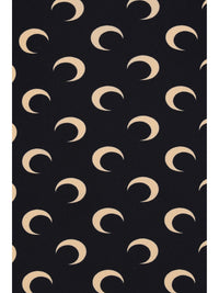 Marine Serre Women Long-Sleeve Top With Iconic All-Over Contrasting Moon Logo Print