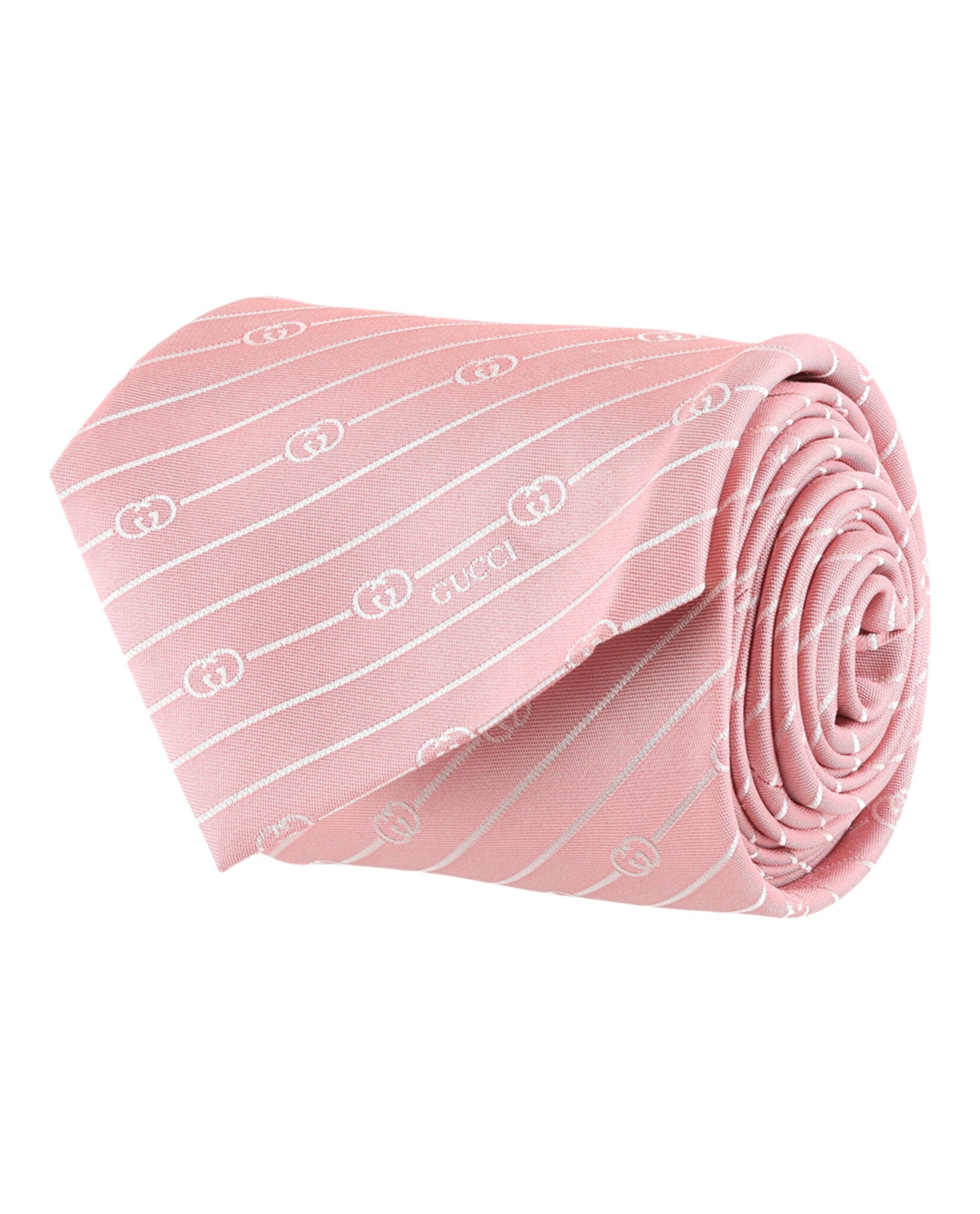Gucci Mens Interlocking G Silk Jacquard Tie