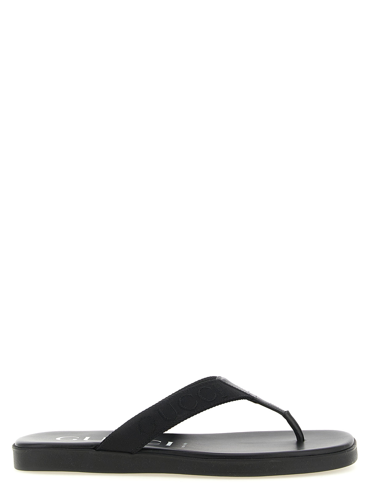 GUCCI Gucci Men Jacquard Thong Sandals