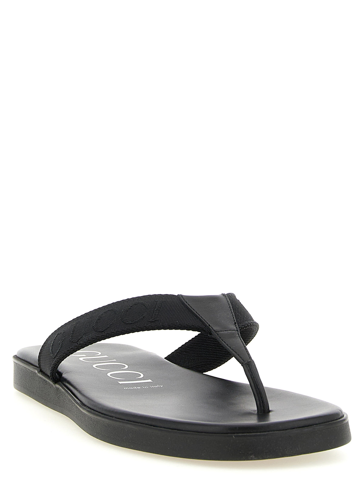 GUCCI Gucci Men Jacquard Thong Sandals