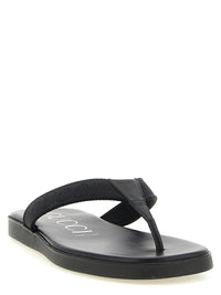 GUCCI Gucci Men Jacquard Thong Sandals