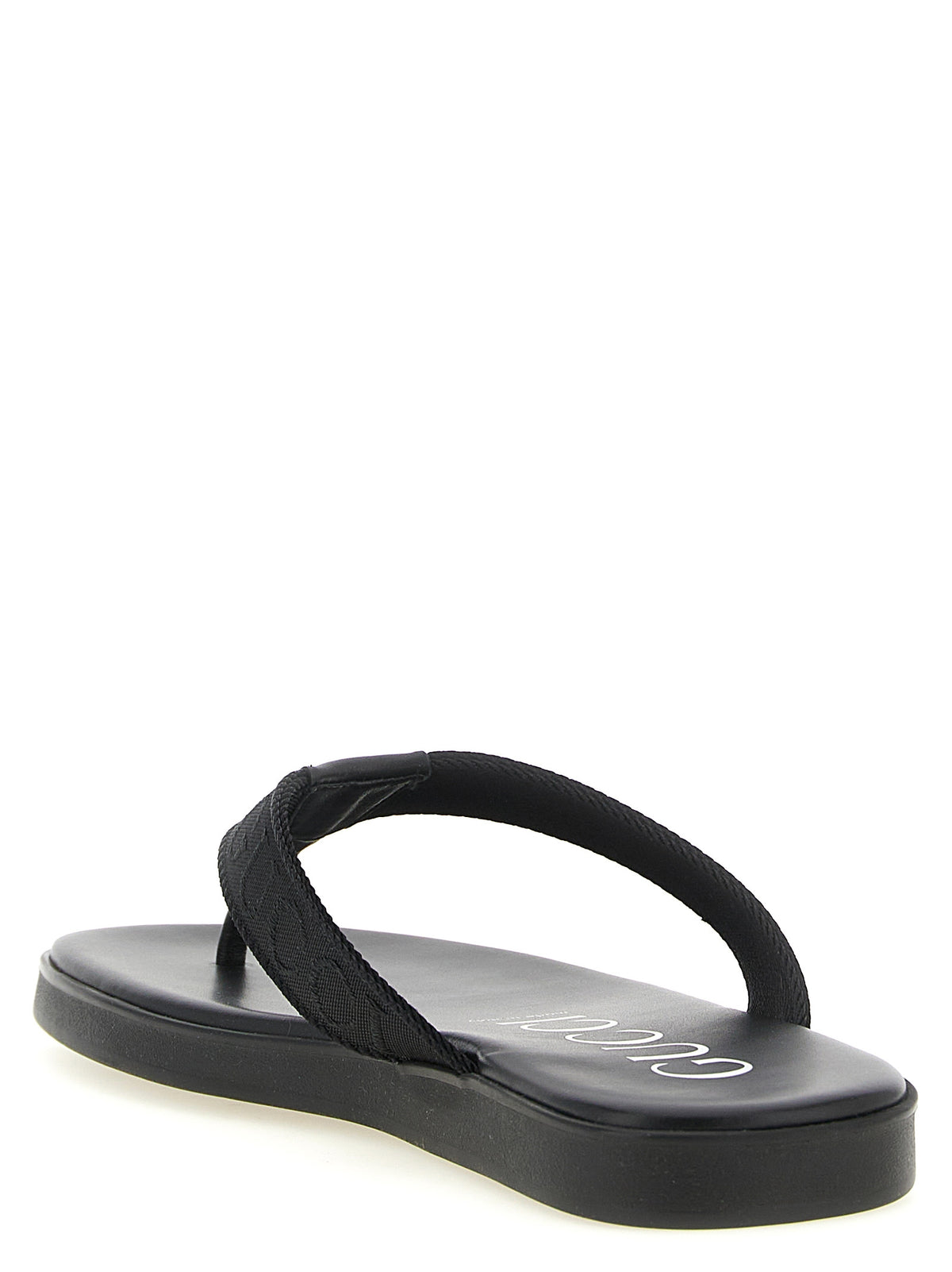 GUCCI Gucci Men Jacquard Thong Sandals