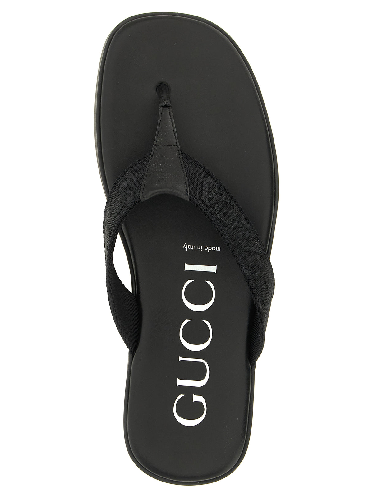 GUCCI Gucci Men Jacquard Thong Sandals