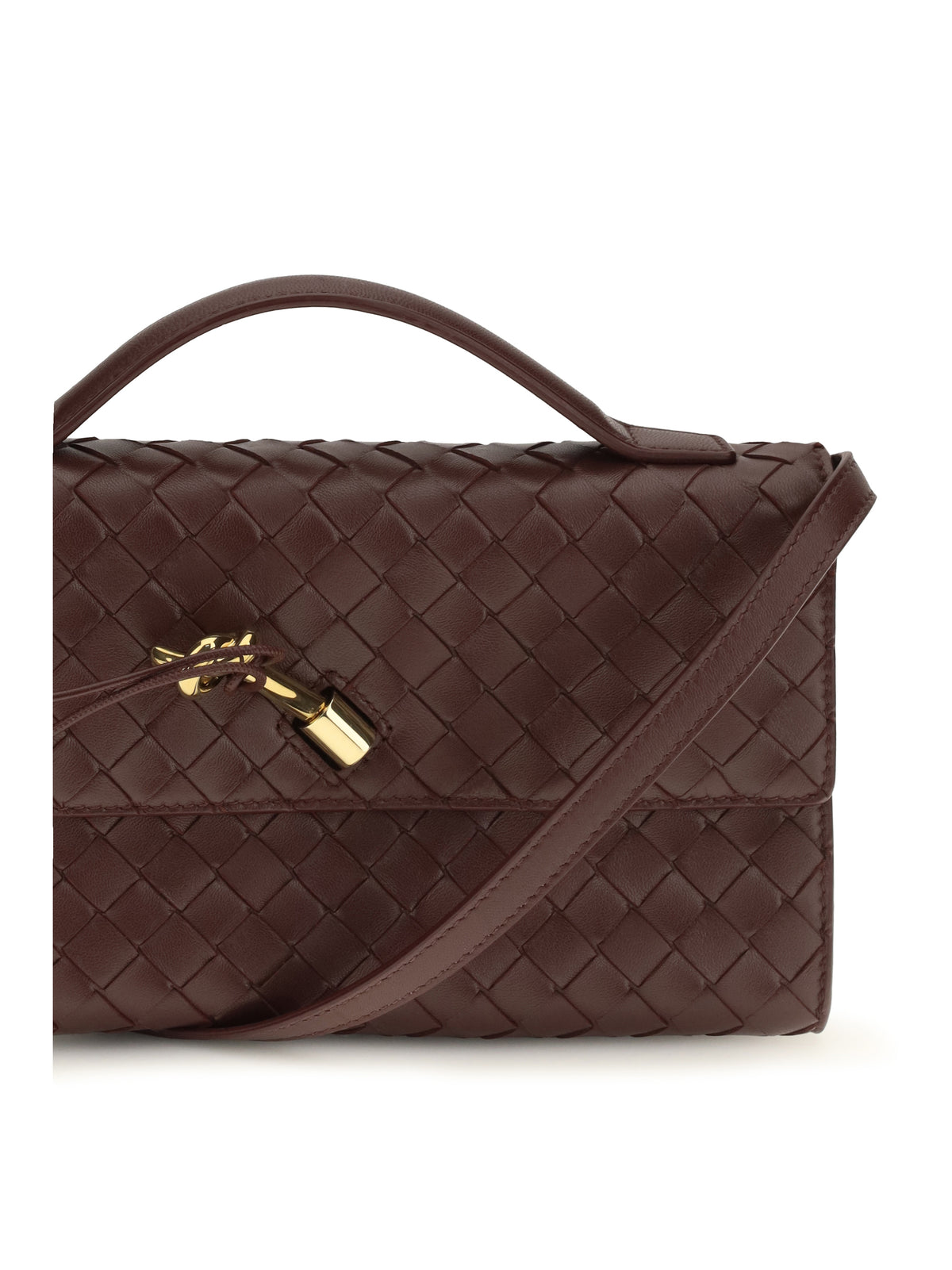 Bottega Veneta Women Andiamo 25 Top-Handle Clutch