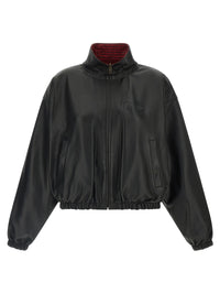 BALENCIAGA Balenciaga Women Reversible Leather Jacket