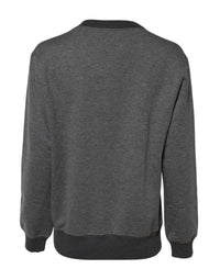 Dolce & Gabbana Gray DG Logo Embroidered Pullover Women's Sweater