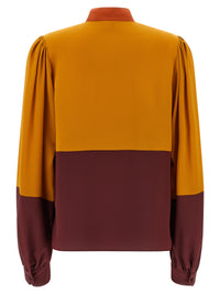 Saint Laurent Women Color-Block Blouse