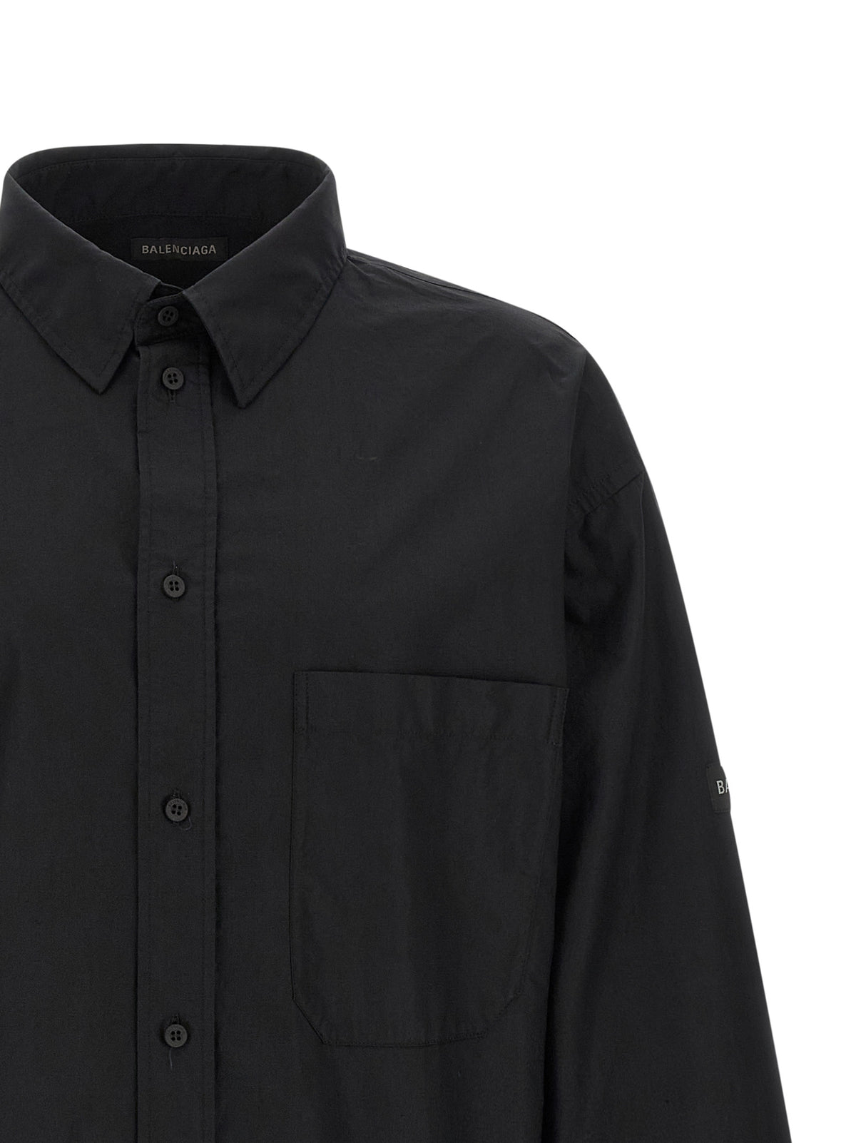 BALENCIAGA Balenciaga Men Logo Patch Shirt