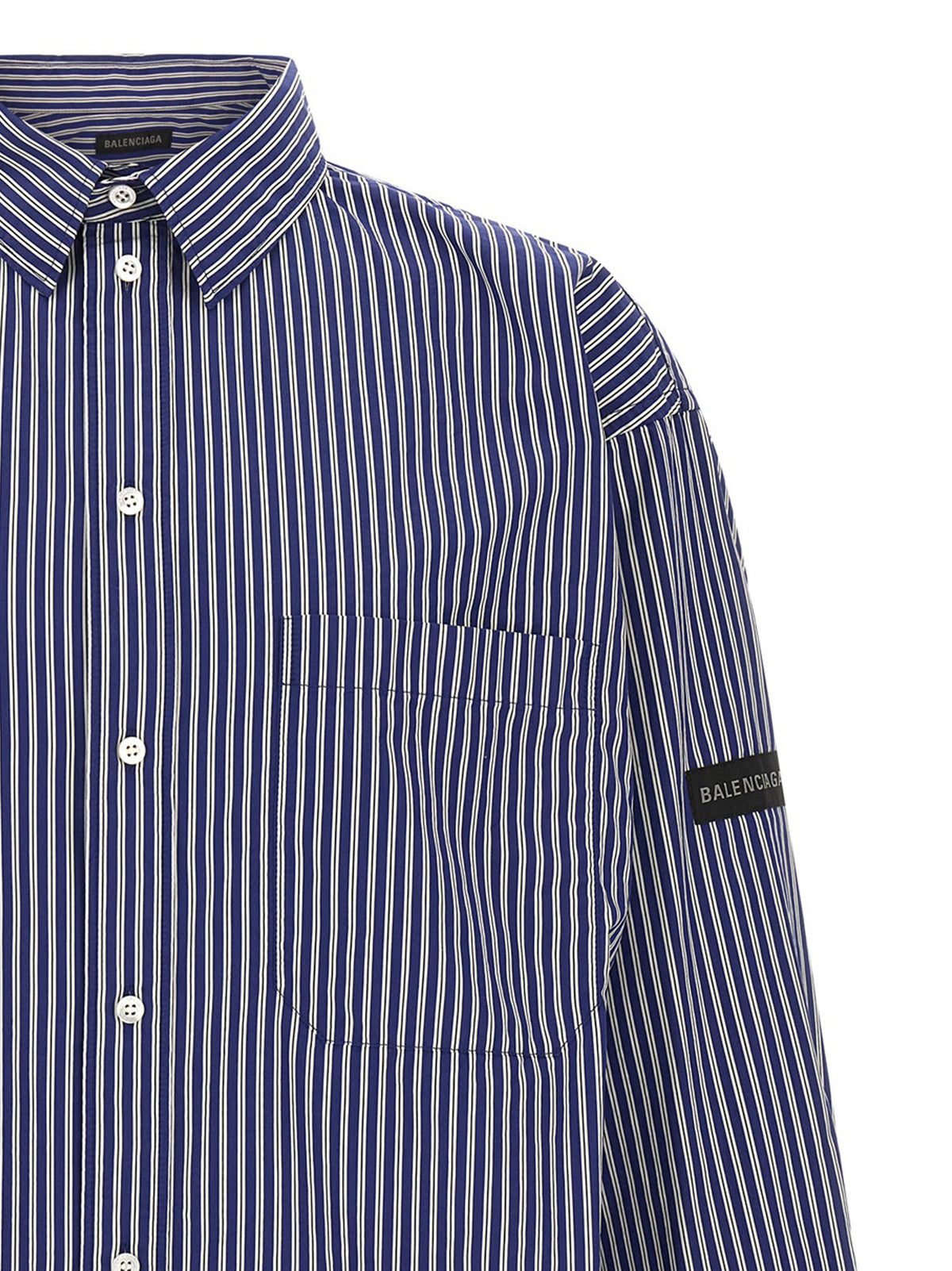 BALENCIAGA Balenciaga Men Striped Shirt