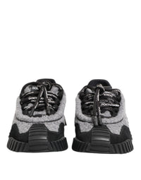 Dolce & Gabbana Dolce & Gabbana Black Gray NS1 Low Top Sneakers Women's Shoes