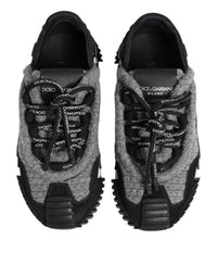 Dolce & Gabbana Dolce & Gabbana Black Gray NS1 Low Top Sneakers Women's Shoes