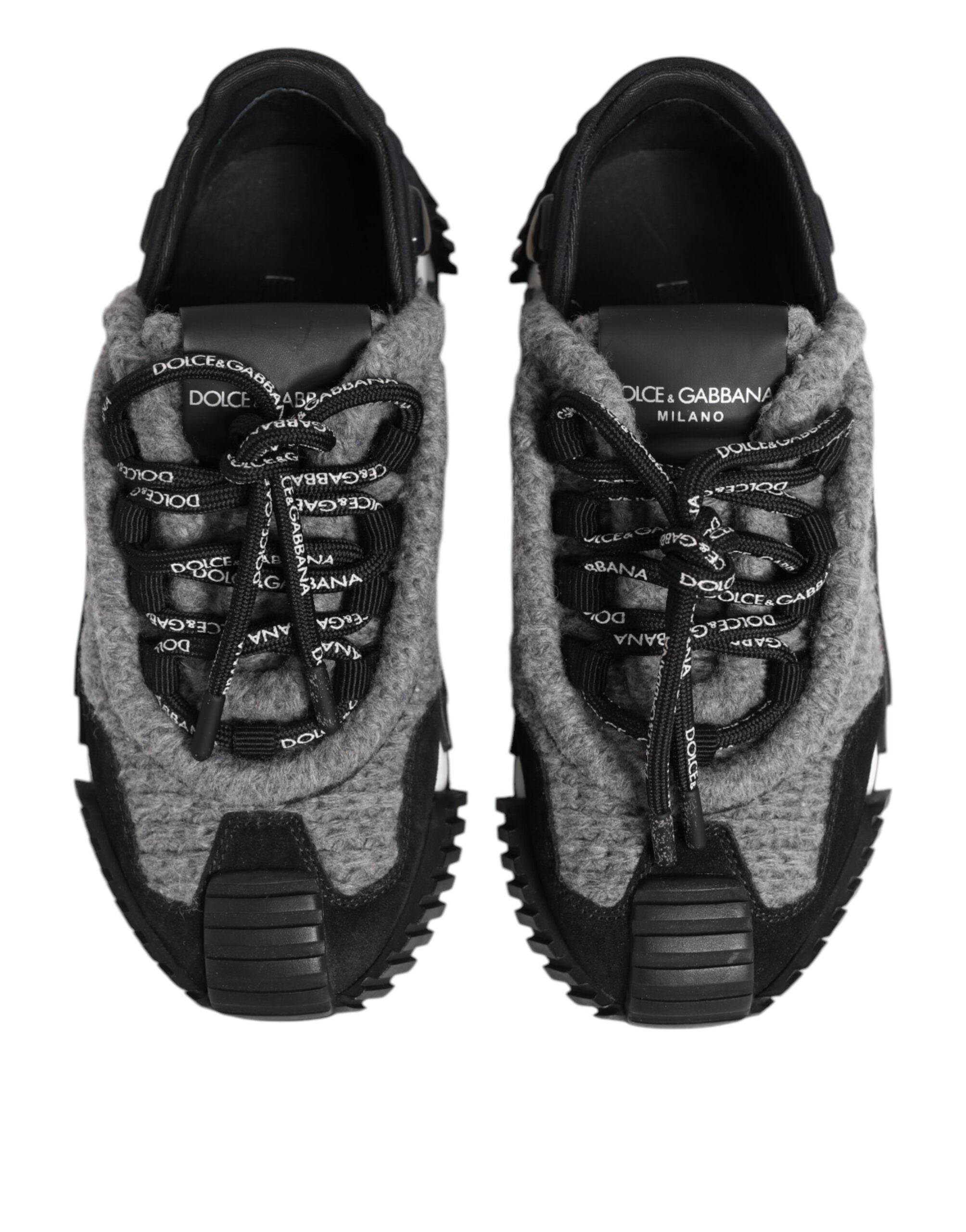 Dolce & Gabbana Dolce & Gabbana Black Gray NS1 Low Top Sneakers Women's Shoes