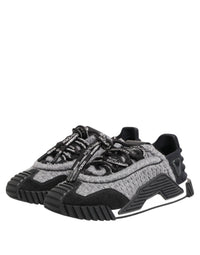 Dolce & Gabbana Dolce & Gabbana Black Gray NS1 Low Top Sneakers Women's Shoes