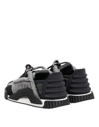 Dolce & Gabbana Dolce & Gabbana Black Gray NS1 Low Top Sneakers Women's Shoes