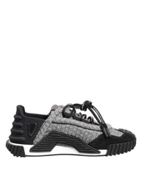 Dolce & Gabbana Dolce & Gabbana Black Gray NS1 Low Top Sneakers Women's Shoes