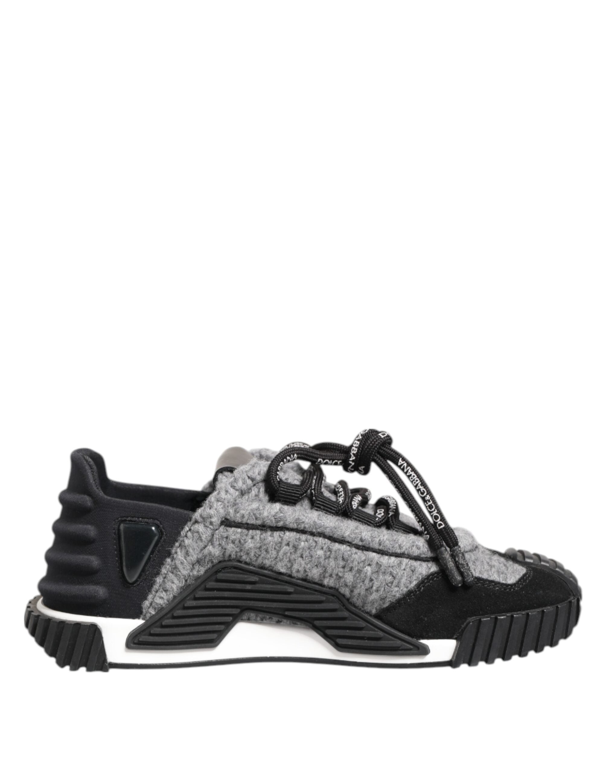Dolce & Gabbana Dolce & Gabbana Black Gray NS1 Low Top Sneakers Women's Shoes