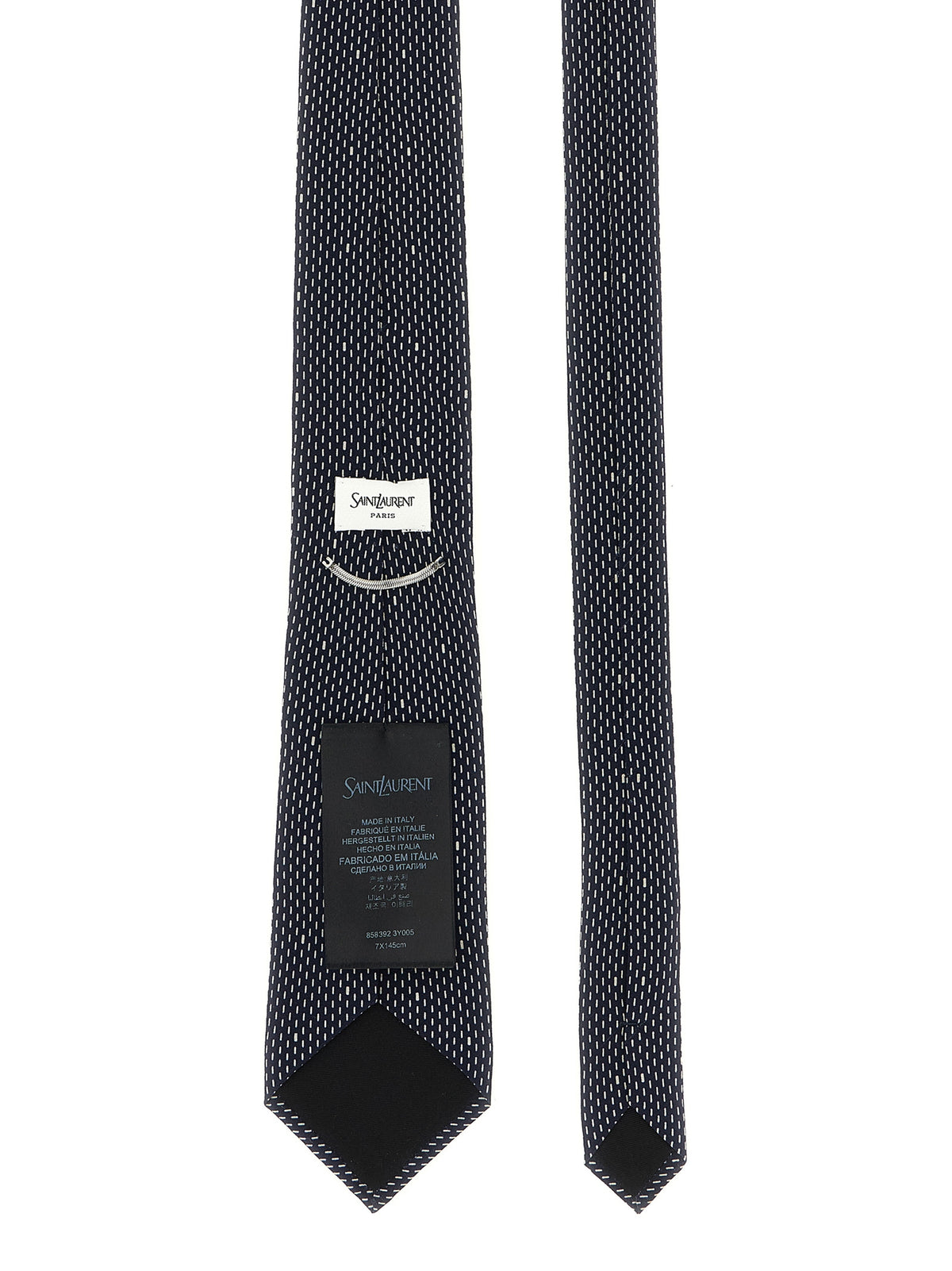 Saint Laurent Men Polka Dot Tie