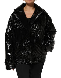 Dolce & Gabbana Dolce & Gabbana Polyester Black Quilted Puffer Coat  Women's Jacket