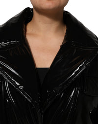 Dolce & Gabbana Dolce & Gabbana Polyester Black Quilted Puffer Coat  Women's Jacket