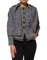 Dolce & Gabbana Dolce & Gabbana Multicolor Wool Monochrome Patterned Women's Jacket