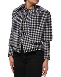 Dolce & Gabbana Dolce & Gabbana Multicolor Wool Monochrome Patterned Women's Jacket