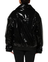 Dolce & Gabbana Dolce & Gabbana Black Polyester Quilted Puffer Coat Women's Jacket