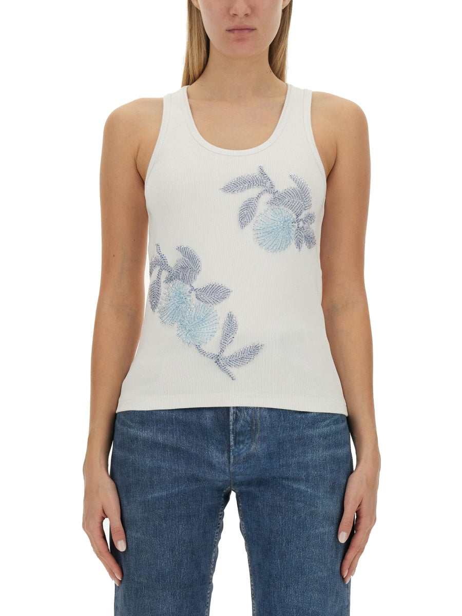 Bottega Veneta Women Embroidered Cotton Top