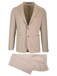 Tagliatore Tagliatore Men Montecarlo Dress Emptied In Super 100S Wool Jersey