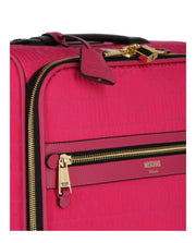 Moschino Unisex-Adult All-Over Logo Trolley Case