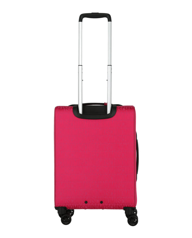 Moschino Unisex-Adult All-Over Logo Trolley Case
