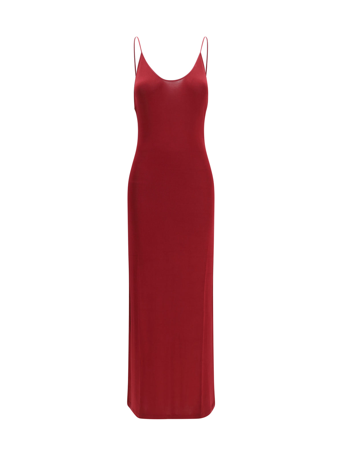 SAINT LAURENT Saint Laurent Women Backless Knit Dress With Cassandre Chain