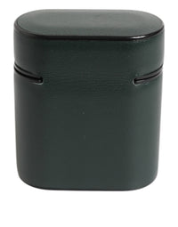 Dolce & Gabbana Dolce & Gabbana Black Leather Logo Print Flip Holder Men Airpods Men's Case