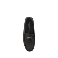 Dolce & Gabbana Dolce & Gabbana Black Calf Leather Bos Taurus Slip-On Men's Loafers