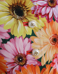 Dolce & Gabbana Dolce & Gabbana Multicolor Daisy Print Floral Fantasy Women's Jacket