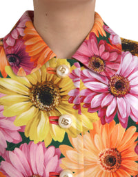 Dolce & Gabbana Dolce & Gabbana Multicolor Daisy Print Floral Fantasy Women's Jacket