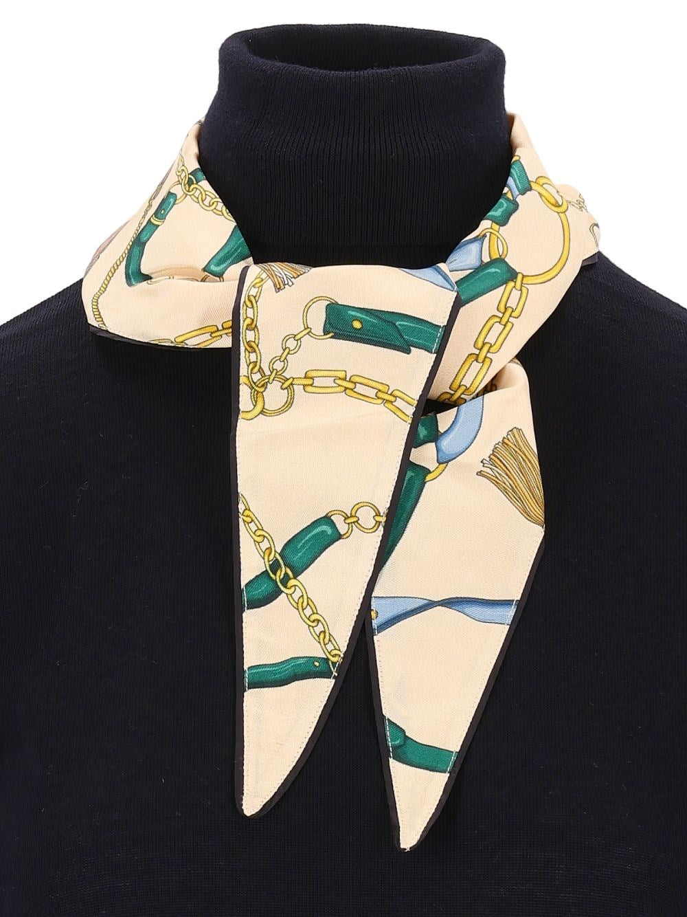 Forte_Forte Women Turtleneck Sweater With Foulard