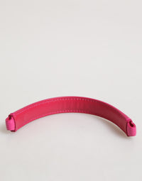 Dolce & Gabbana Dolce & Gabbana Pink Embellished Leather Bag Handle Women Shoulder Women's Strap