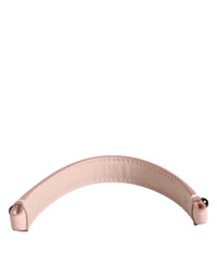 Dolce & Gabbana Dolce & Gabbana Light Pink Embellished Leather Bag Handle  Shoulder Women's Strap