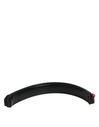 Dolce & Gabbana Dolce & Gabbana Black Embellished Leather Bag Handle Women Shoulder Women's Strap