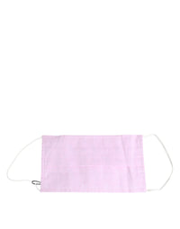 Dolce & Gabbana Dolce & Gabbana Pink Cotton Logo Elastic Ear Strap Face  Mask