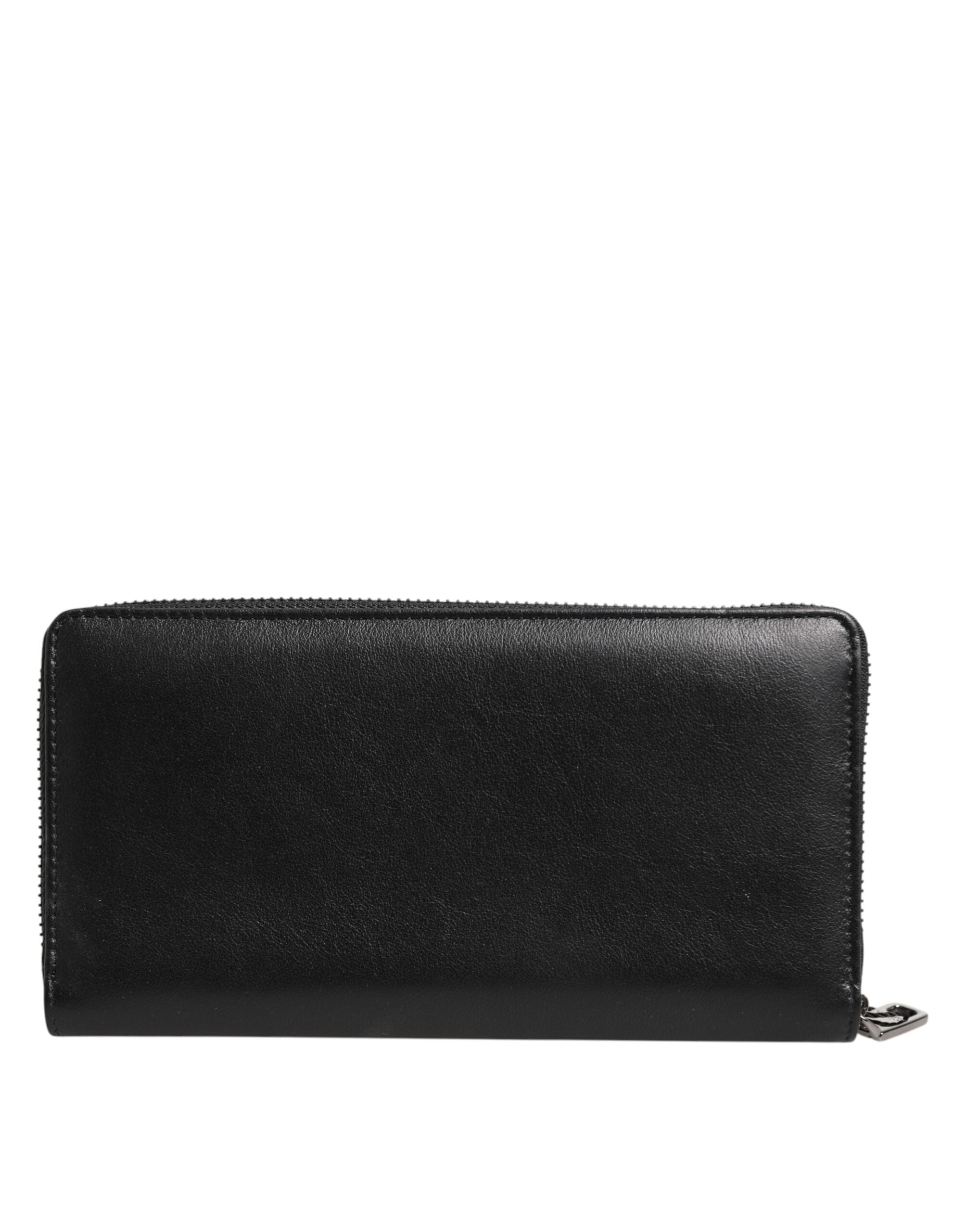 Dolce & Gabbana Dolce & Gabbana Black Blue Exotic Leather Men Continental Clutch Men's Wallet