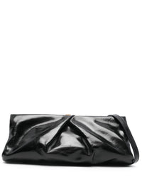 DRIES VAN NOTEN Dries Van Noten Women Large Leather Clutch Bag, With Detachable Adjustable Shoulder Strap.