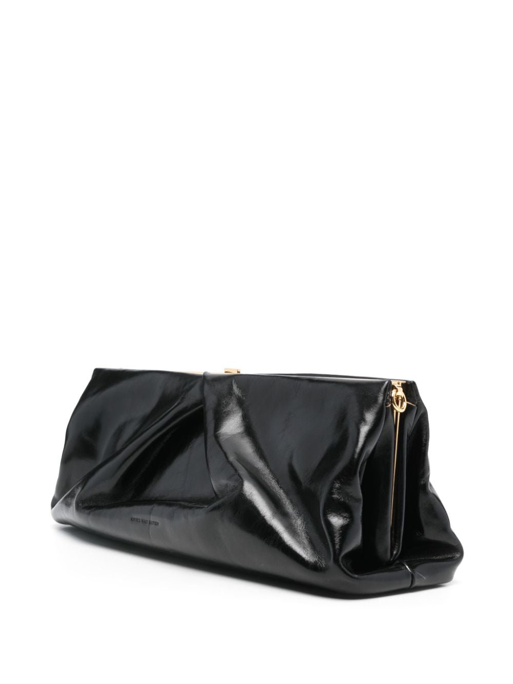 DRIES VAN NOTEN Dries Van Noten Women Large Leather Clutch Bag, With Detachable Adjustable Shoulder Strap.
