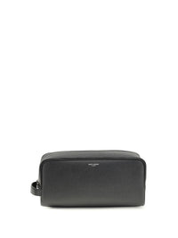 Saint Laurent Men Leather Beauty Case
