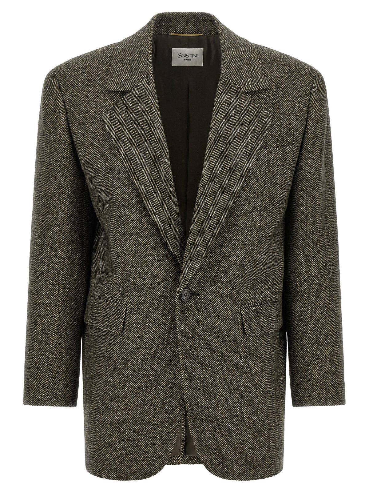 Saint Laurent Women Herringbone Blazer